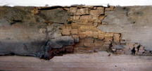 Floor beam untreated and punky
